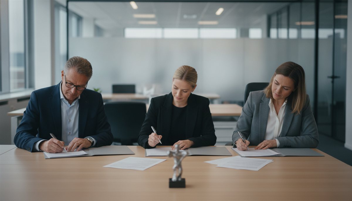 Beoordelingscommissie ondertekent het gunningsbesluit