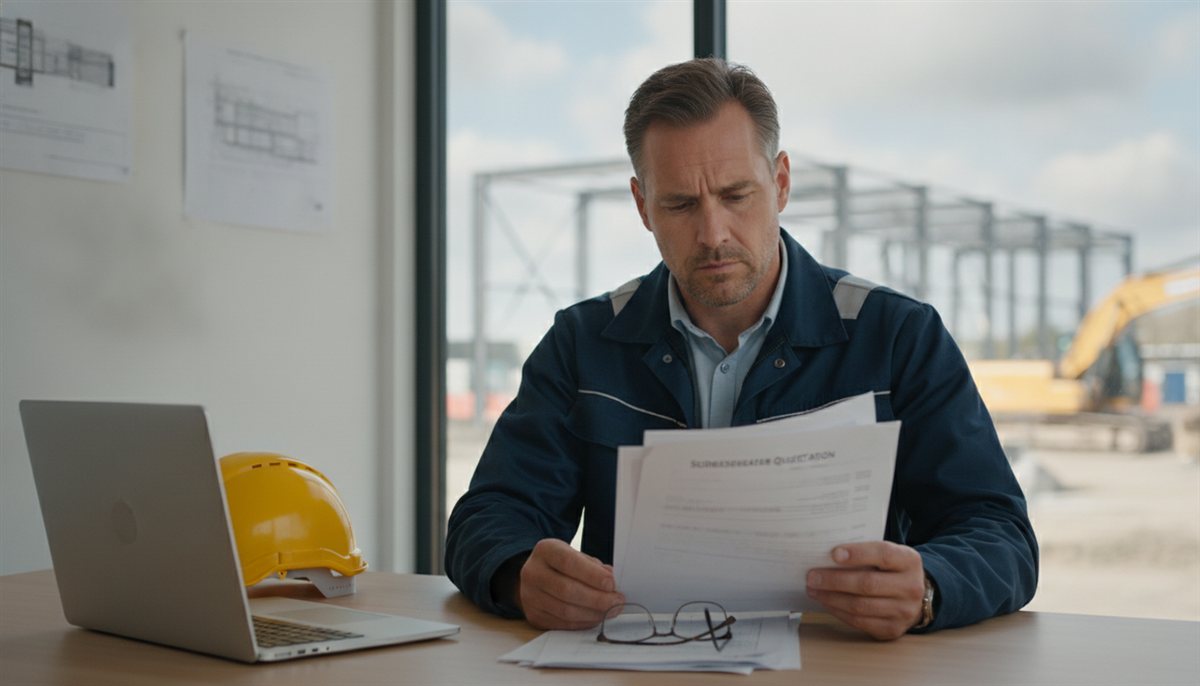 Offerte van een onderaannemer beoordelen: 10 punten