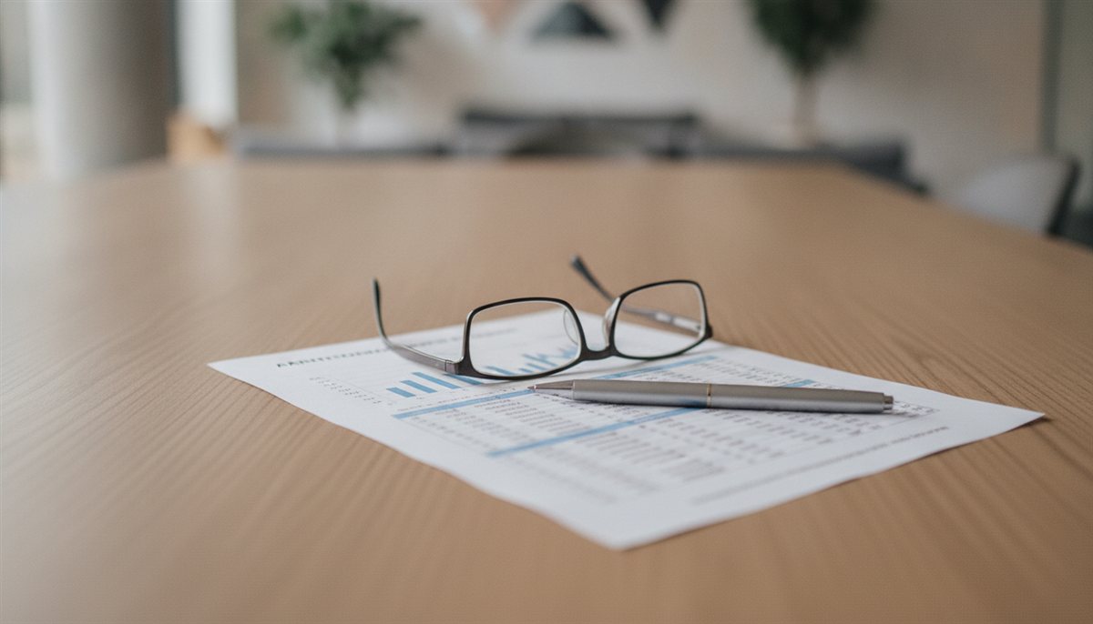 Financieel overzicht van een VvE op tafel