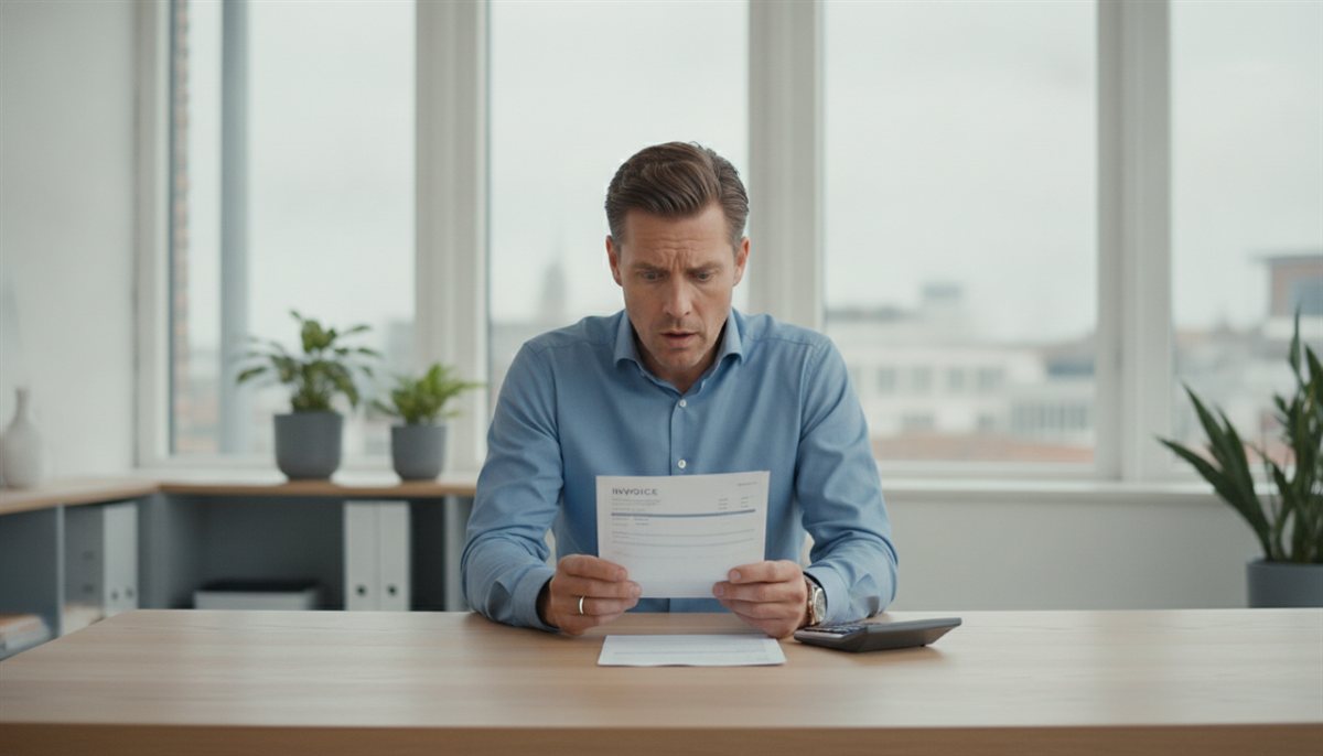 Ondernemer ontdekt onverwachte posten op een zakelijke factuur