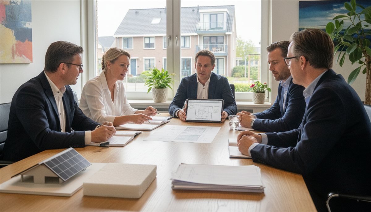 VvE-bestuur bespreekt een verduurzamingsofferte